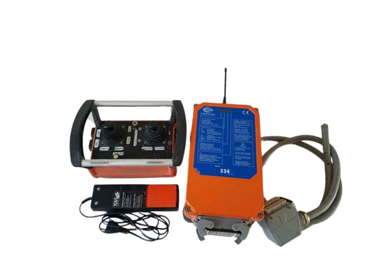 HBC RADIOMATIC Spectrum 3 Crane Remote Control + Receiver FS 524 + 2 Batteries with charger