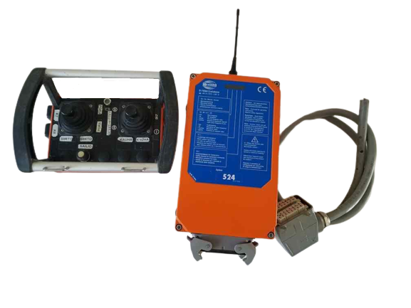 HBC RADIOMATIC Spectrum 3 Crane Remote Control + Receiver FS 524 + 2 Batteries with charger