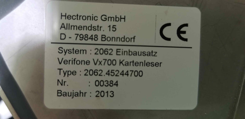 Verifone SCR710 Secure Card Reader M090-719-00-RB 12VDC