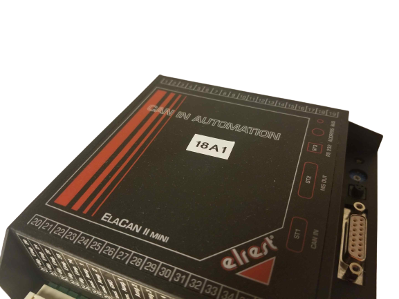 Elrest ELACAN II Mini 73230 Automationssysteme 1052043 ASYS/CAN/MM100/FLASH/80515/V1.12