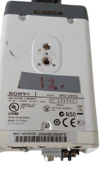 Sony SNC-CM120 IPELA Megapixel Indoor Box IP Security Camera -Lot of 4