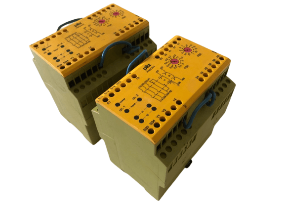 2x PILZ PNOZ2VJ Safety Relay - 24VDC 3S 1O 2SZ - A1 Customer
