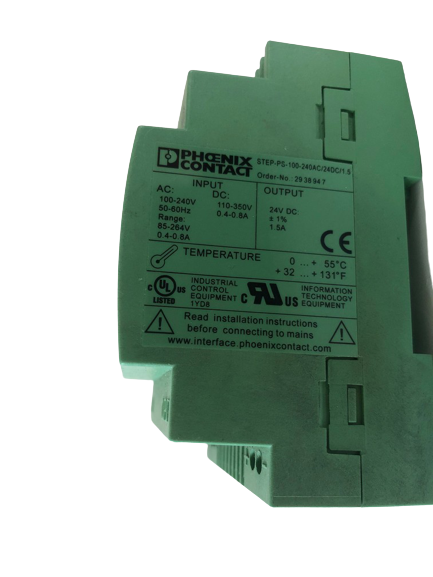Phoenix Contact Power Supply AC 100-240VAC STEP-PS-100-240VAC/24DC/1.5