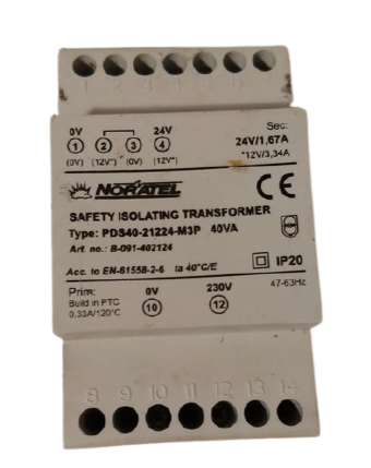 Noratel PDS40-21224-M3P Safety Isolating Transformer