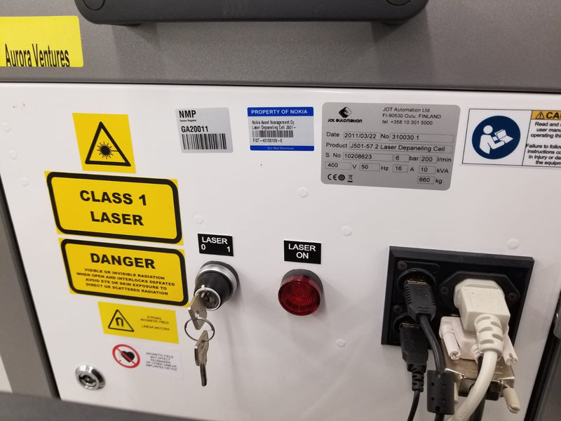 Jot Automation J501-57.2 Laser Depaneling Machine SMT| Depanelizers | Router