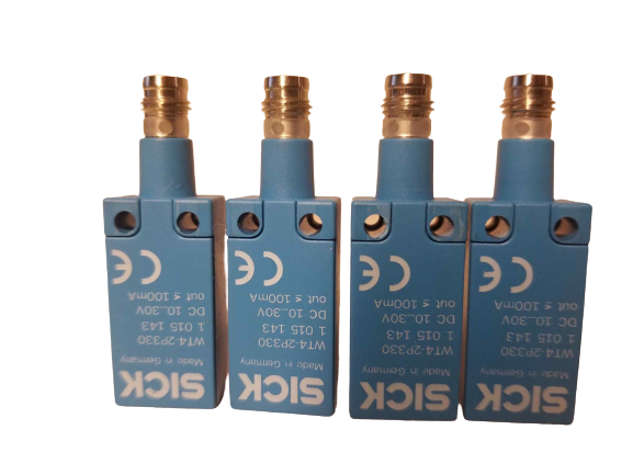 Lot Of 4 Sick Miniature Photoelectric Sensors WT4-2P330