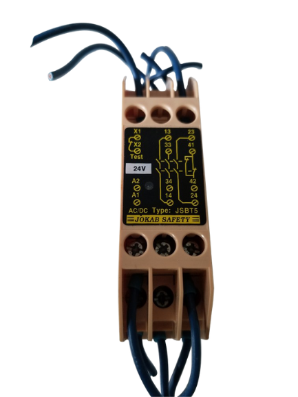 Jokab JSBT5 Emergency Stop / Interlock / Door Safety Relay 24V AC/DC - Perfect