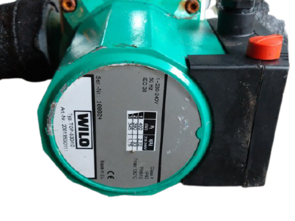 Wilo Pomp StarRS25/4 230VAC/50Hz Max 0,28A