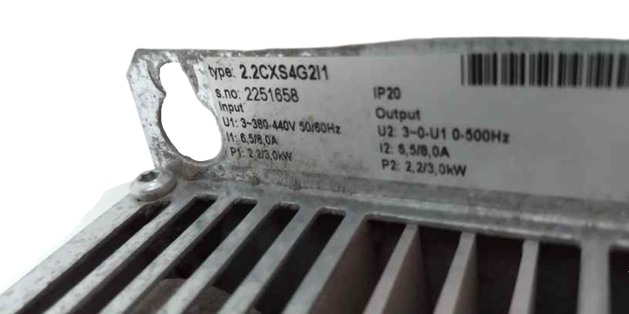 Vacon motor Inverter 3x380VAC 3KW 2.2CXS4G2I1