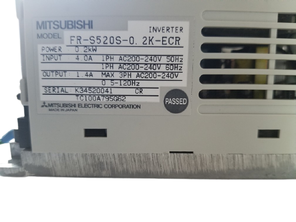 Mitsubishi Inverter S500 FR-S520SE-0.75k-EC 0.75kw