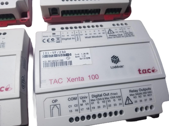 Tac Controller Schneider Electric TAC Xenta 100 101-VF/230 LonMark Dual Zone Controll