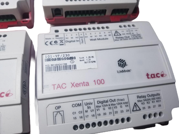Schneider Electric TAC Xenta 100 101-VF/230 LonMark Dual Zone Controller