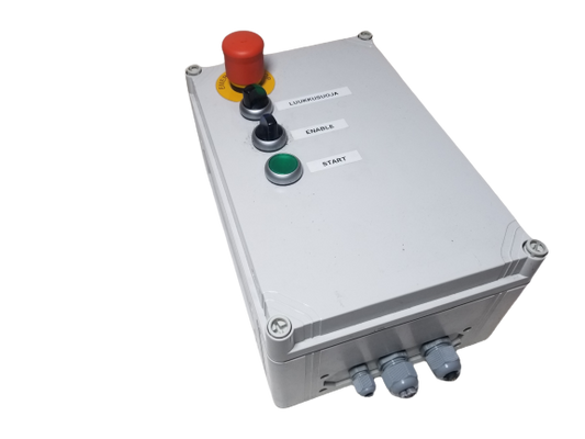 Control Box with E-Stop And Mean Well DR-120-24 Power Supply