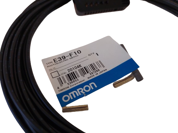 Omron E32-T16 Photoelectric Switch & E39-F10 Connector for E32 optical fibre cable & E39-F4 Cutting tool