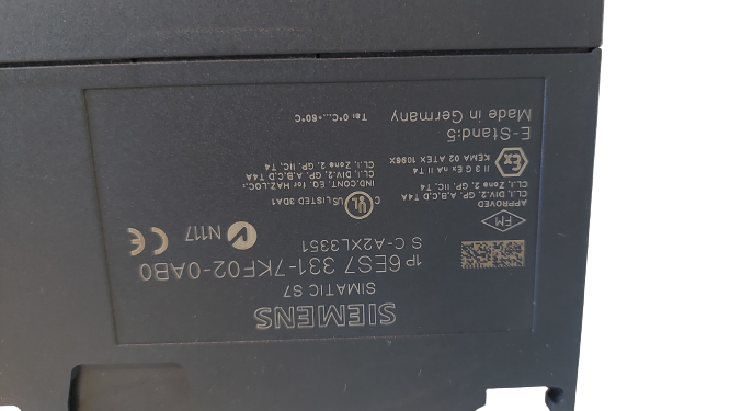Siemens Simatic S7 6ES7 331-7KF02-0AB0 Analog Input Module AI8x12BIT