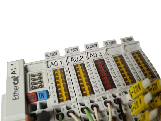 Beckhoff EK1100 EtherCAT Coupler & EL1809 EtherCAT Terminal 16 channel digital input & EL2809 EtherCAT Terminal16-channel digital output Module