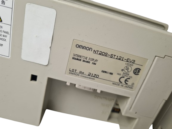 Omron NT20S-ST121-EV3 HMI 24VDC Interactive Display