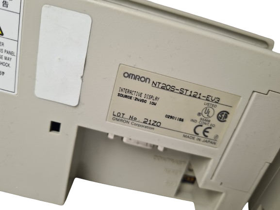 Omron NT20S-ST121-EV3 HMI 24VDC Interactive Display