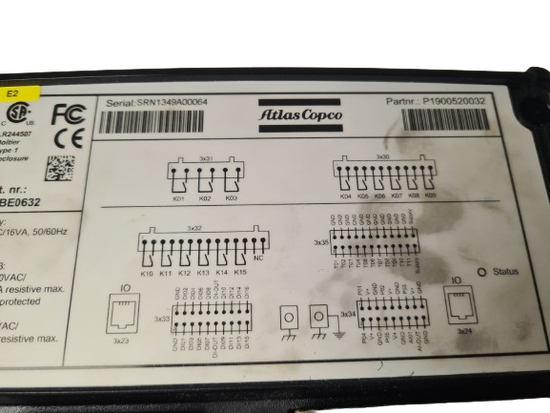 Atlas Copco Control Panel LR244507 Boitier Type 1 Enclosure