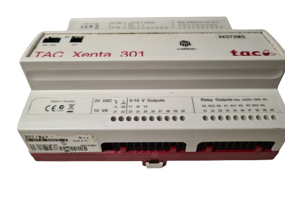 Schneider Electric TAC Xenta 301  0-073-0009-2 Programmable Controller