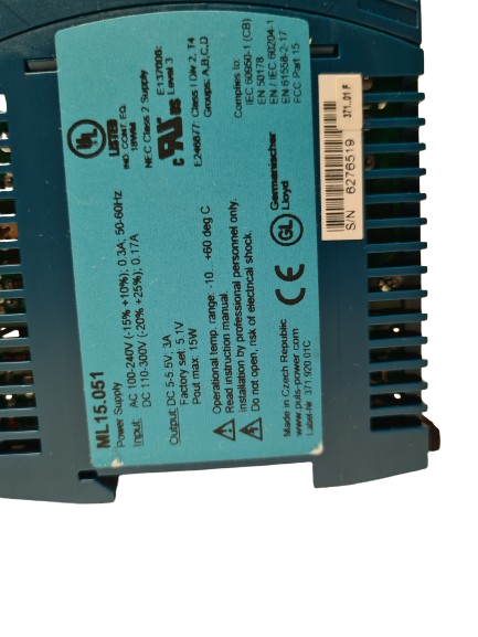 Puls ML15.051 DIN rail power supplies for 1-phase system 5 V.