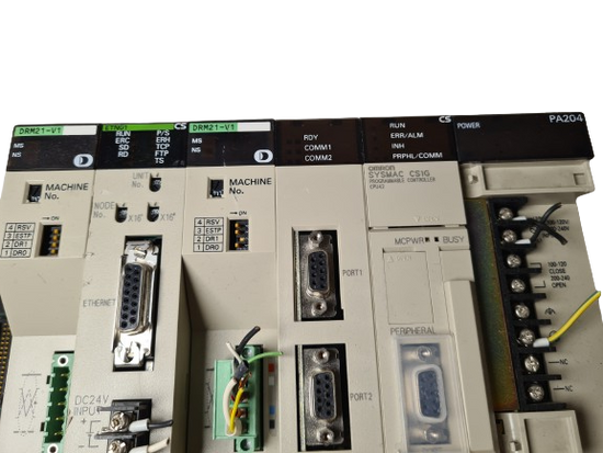 Omron Sysmac CS1G -CPU42 programmable controller PLC& C200HW-DRM21-V1 Module & Other