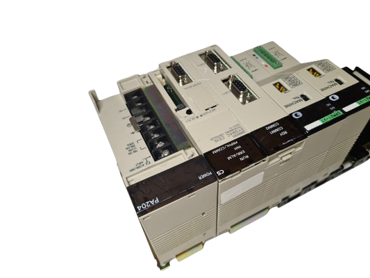 Omron Sysmac CS1G CPU42-V1 Programmable Controller  & Devicenet CS1W-DRM21-V1 & C200HW-PA204 PLC Power Supply