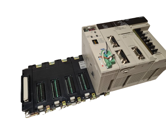 Omron sysmac CS1G-CPU43H programmable controller & C200HW-PA204 PLC power supply & CS1W-SCB21 Communication Module