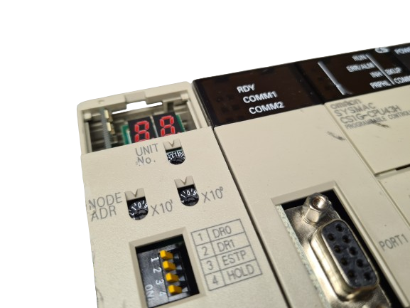 Omron sysmac CS1G-CPU43H programmable controller & C200HW-PA204 PLC power supply & CS1W-SCB21 Communication Module