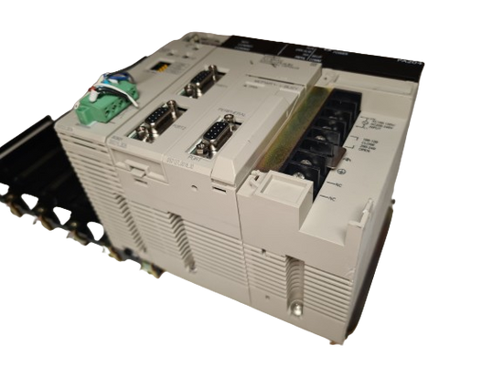 Omron sysmac CS1G-CPU43H programmable controller & C200HW-PA204 PLC power supply & CS1W-SCB21 Communication Module