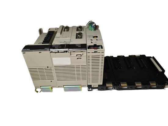 Omron sysmac CS1G-CPU43H programmable controller & C200HW-PA204 PLC power supply & CS1W-SCB21 Communication Module