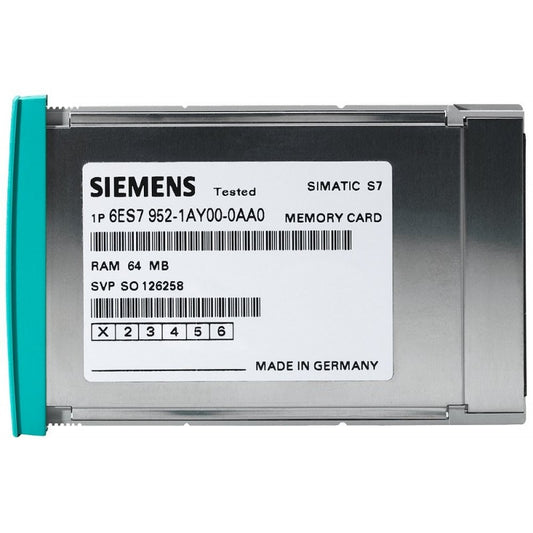 Siemens 6ES7952-1AK00-0AA0 SIMATIC S7, RAM Memory Card for S7-400