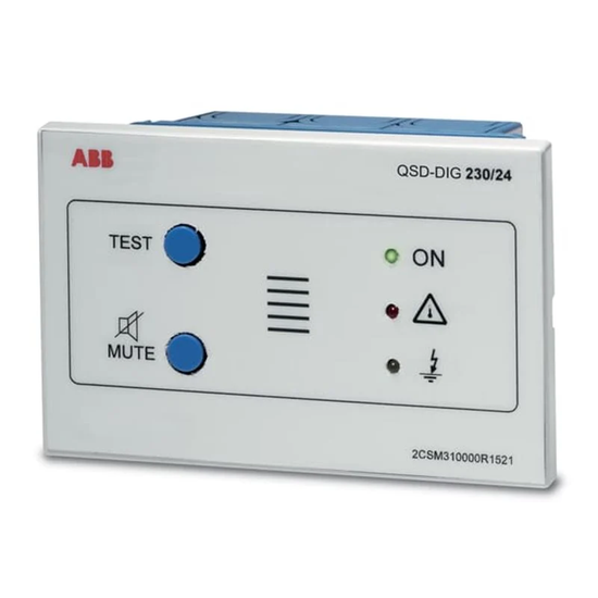 ABB 2CSM273063R1521 QSD-DIG 230/24 Remote signalling panel