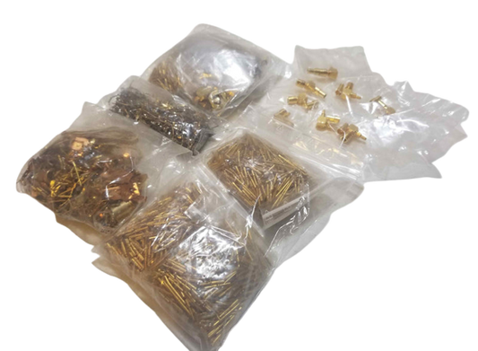 1lbs (.5kg) Of Scrap Gold Pins And Parts Plated Gold