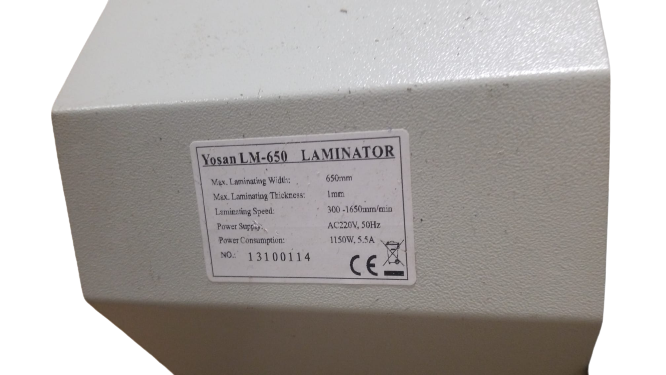 Yosan LM-650 Laminating Machine