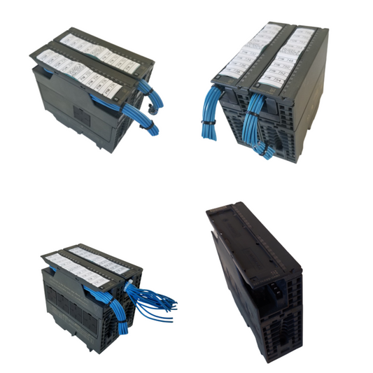 Siemens Simatic S7-300 Analog I/O Module Bundle — 2x 6ES7 335-7HG01-0AB0, 2x 6ES7 332-5HD01-0AB0, 2x 6ES7 331-7KF02-0AB0 (6 Modules Total)