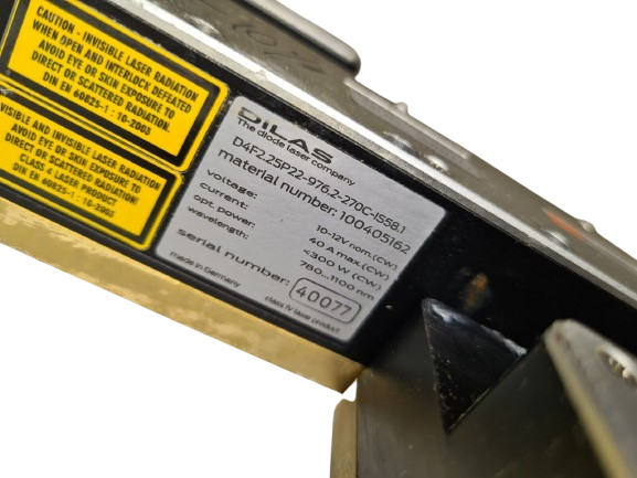 6x Coherent/Rofin 300W DILAS D4F2.5P22 40A 12V Fiber Diode Laser 780-1100nm #21