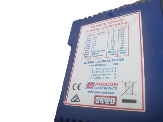 Promess Dio Module Promux PM8DIO Digital Input/ Output Module