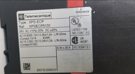 Telemecanique Xps-Ecp/XPSECP5131Safety Relay