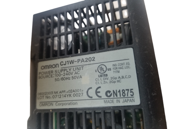 Omron CJ1W-PA202  Power Supply Module