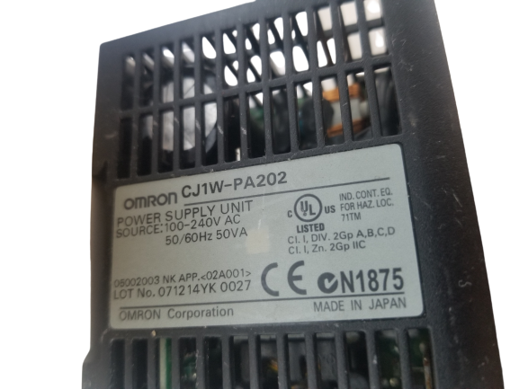 Omron CJ1W-PA202  Power Supply Module