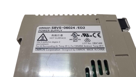 Omron Power Supply 24V 2.5A S8VS-0624/ED2 BNIB