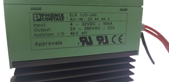 Phoenix Contact ELR 1/25-240 load  relay 2964694