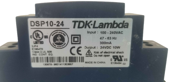 TDK-Lambda DSP10-24 DIN Rail Power Supply