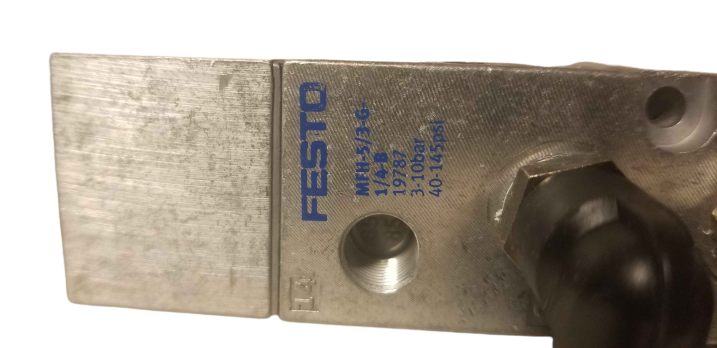 Festo Pneumatic Solenoid Valve w/ Coil MFH-5/3G-1/4-B 19787 Valve function