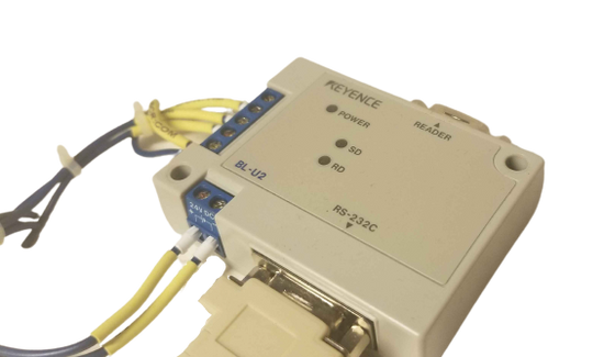 Keyence BL-U2 Laser Bar Code Scanner w/ Power Supply
