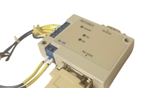 Keyence BL-U2 Laser Bar Code Scanner w/ Power Supply