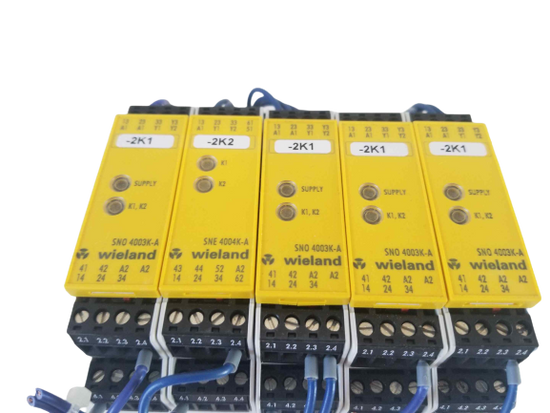 Lot of 5x Wieland Typ SNO 4003K-A Safety Relay Switch E-stop