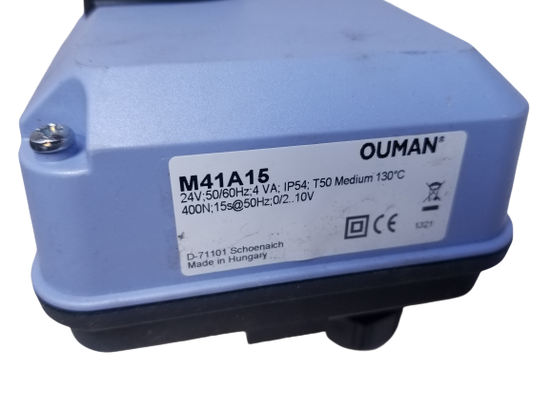 Ouman M41A15 valve actuator 3-leg controlled valve actuator 24 VAC