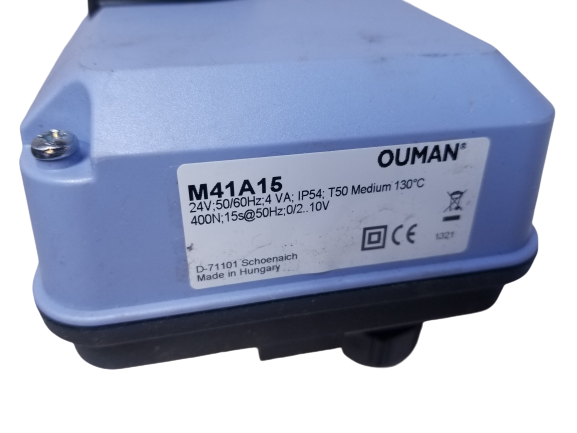 Ouman M41A15 valve actuator 3-leg controlled valve actuator 24 VAC